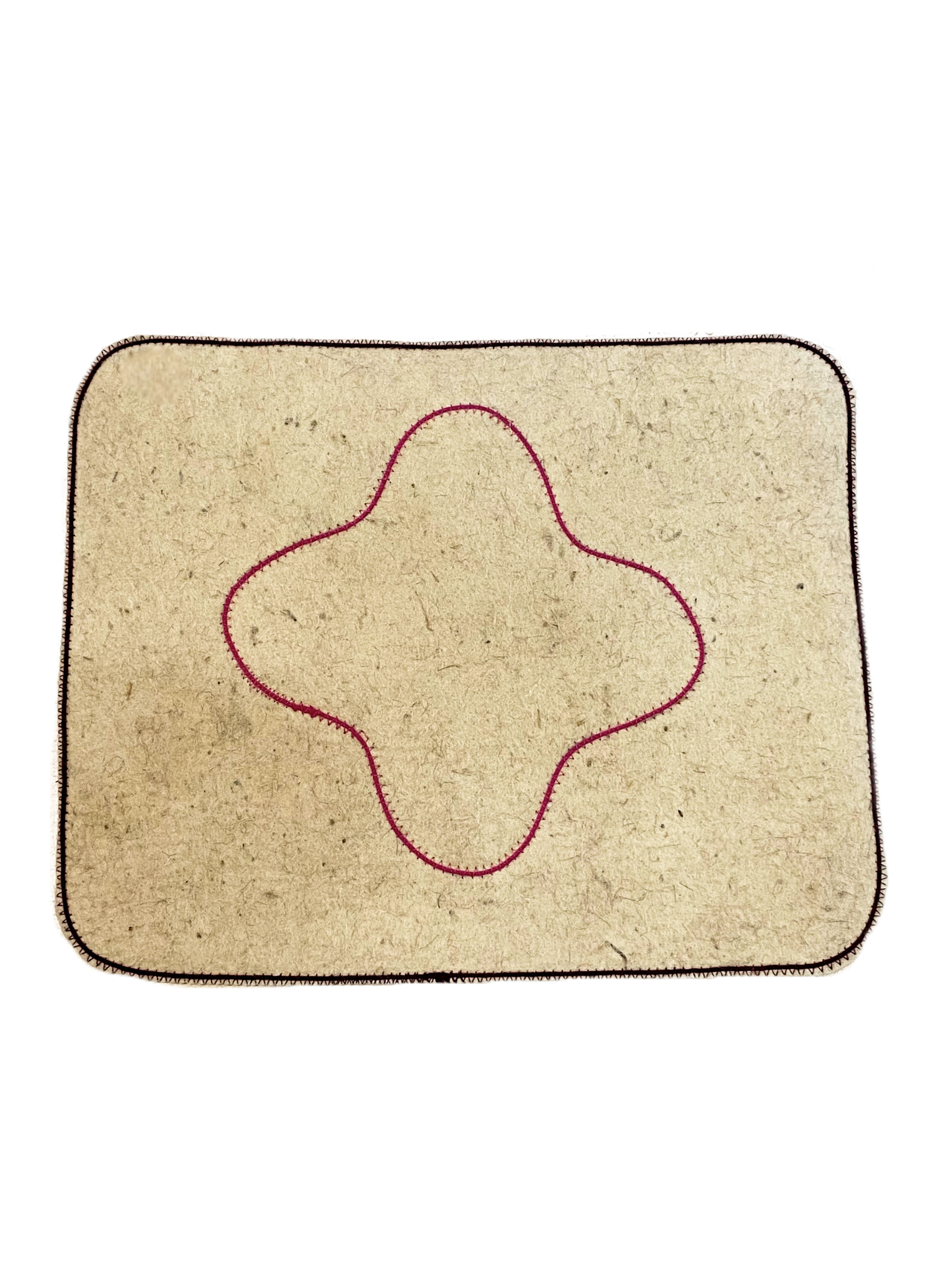 نمد یک نفره گرد طرح دار - تصویر ۴